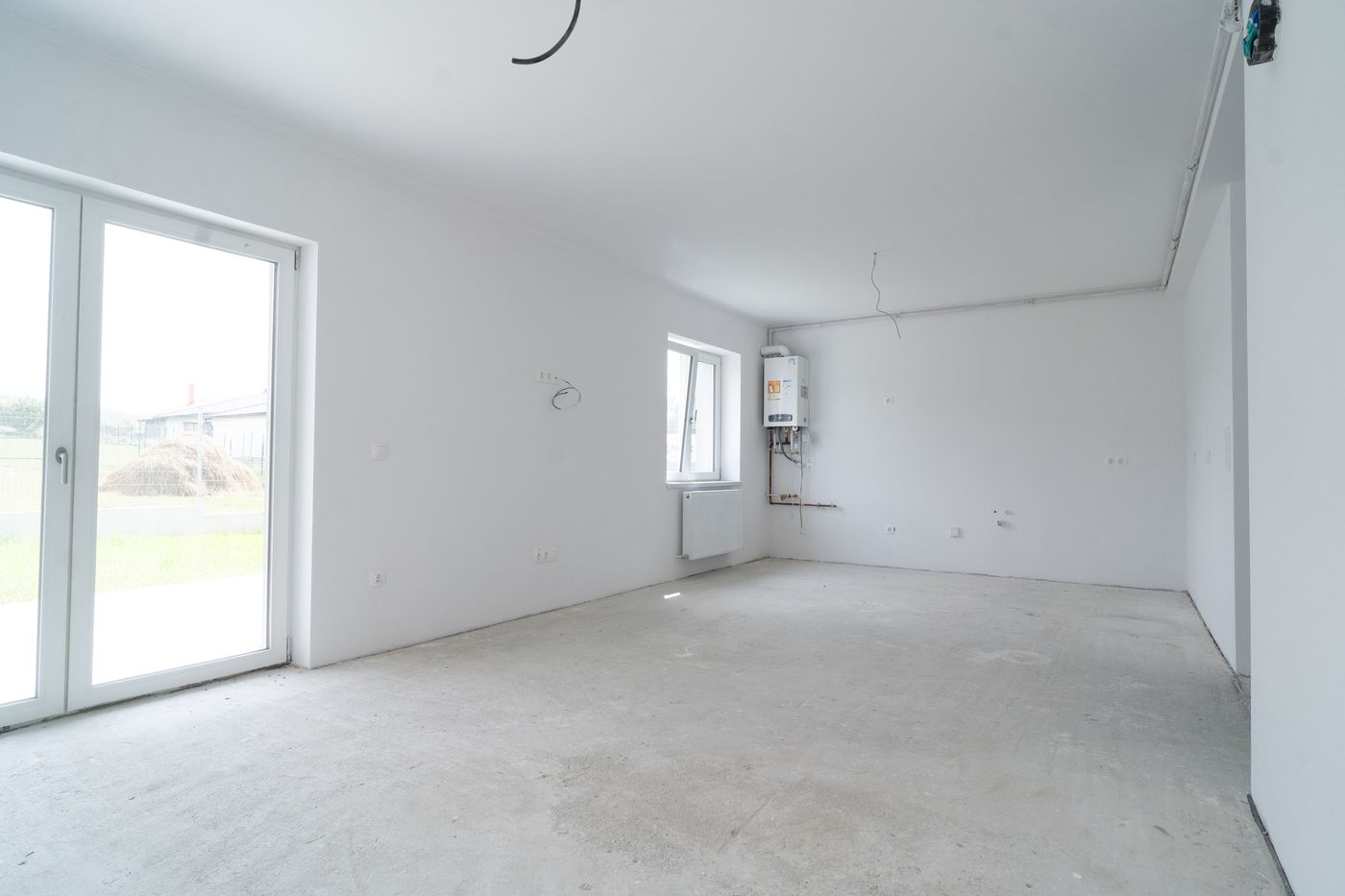 Living room before finishing