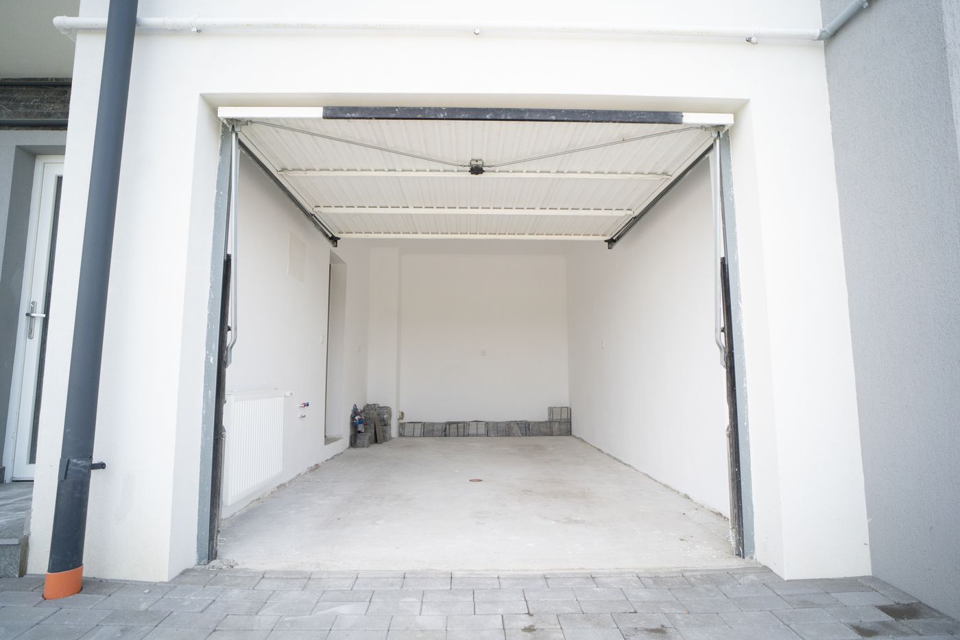 Garage before finishing