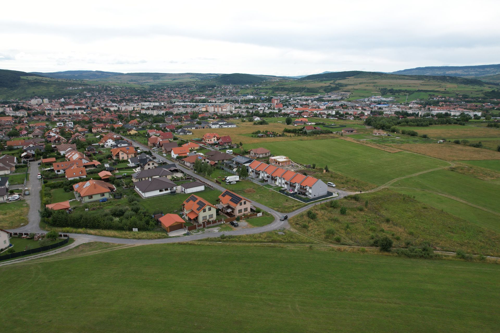 Margaréta Házak aerial view