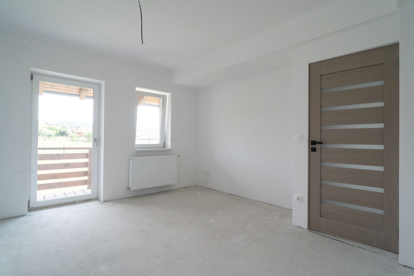 Master bedroom before finishing
